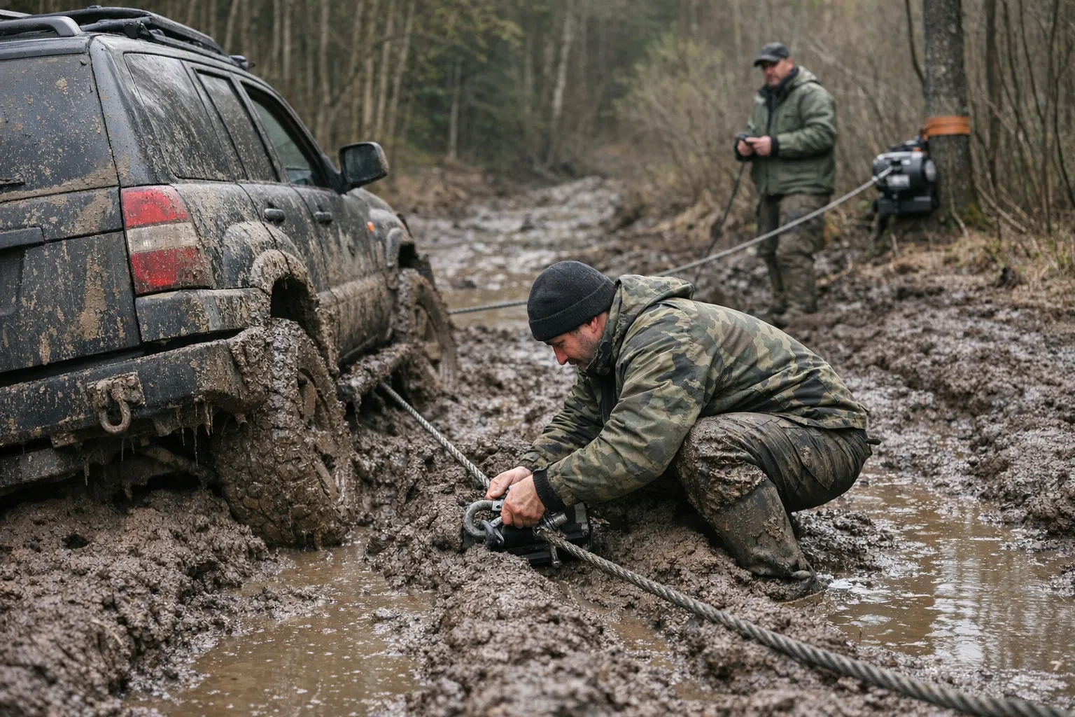 Jazda w głębokim błocie technika która ratuje wyprawę