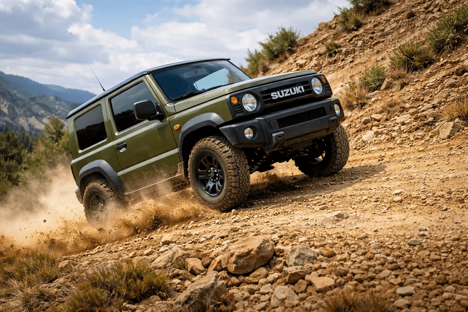 Ptrome podjazdy na luźnym podłożu