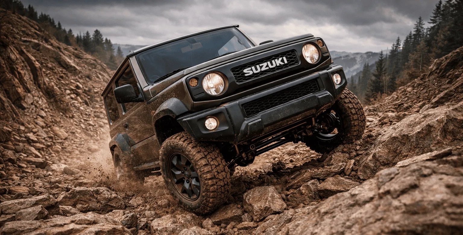 Suzuki Jimny w ciężkim terenie - czy mały może więcej?