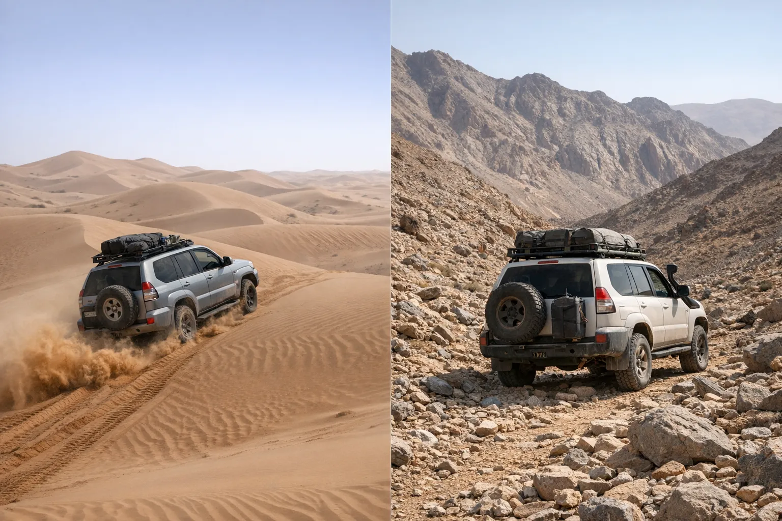 Maroko 4x4 - logistyka piasku i kamienia