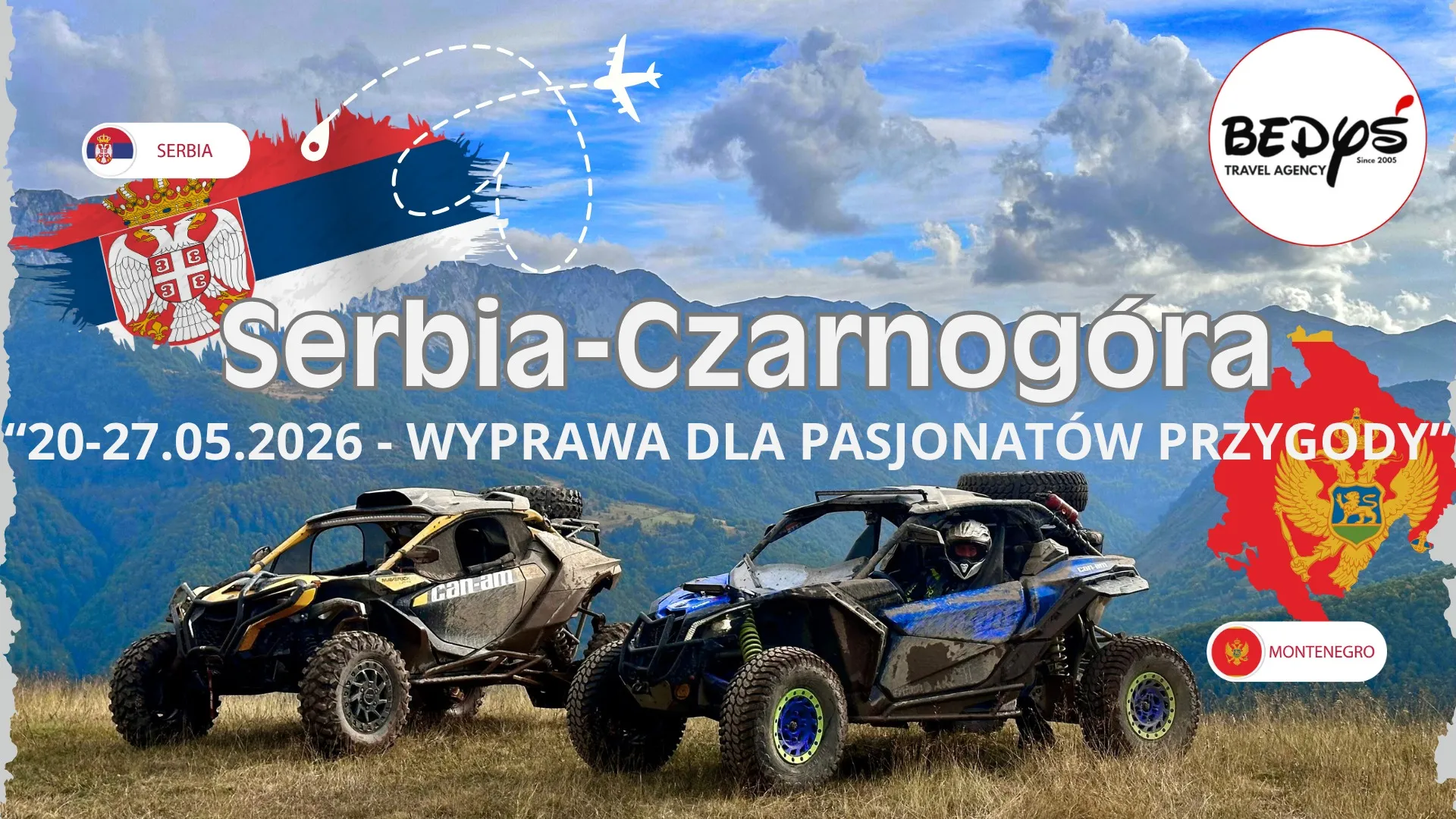 Serbia-Czarnowgówra 2026. Wyprawa Utv/Atv/Ssv