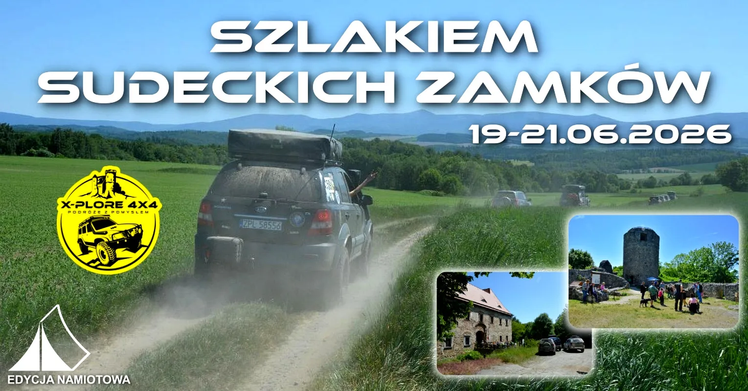 Szlakiem Sudeckich Zamków. Rodzinny Weekend 4x4