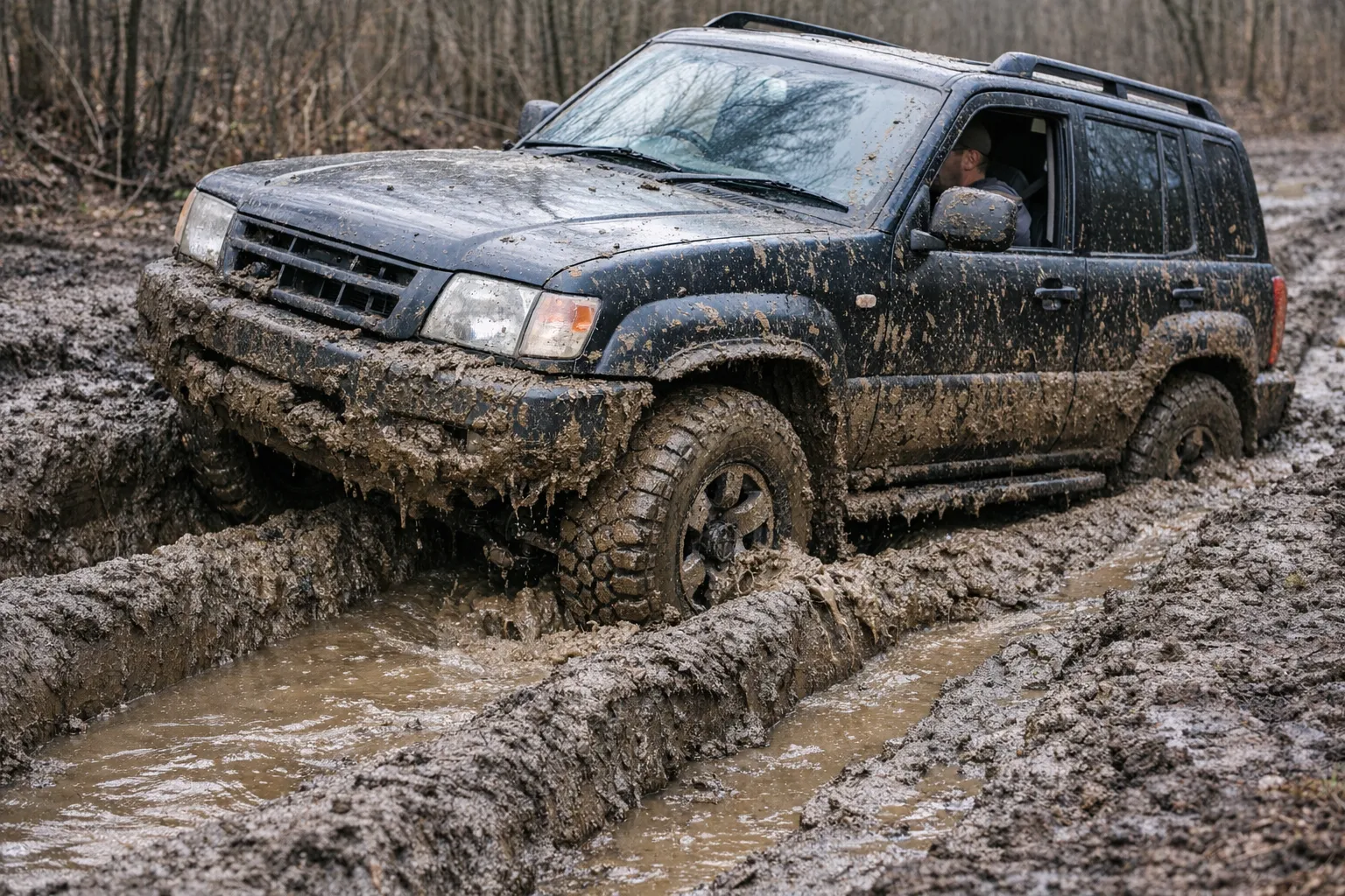 Sztuka jazdy w głębokim błocie i koleinach bez utraty kontroli