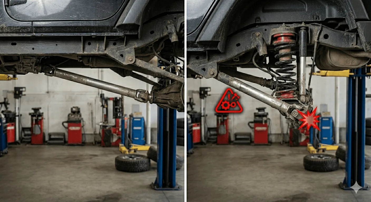 Wał napędowy - geometria, która nie wybacza