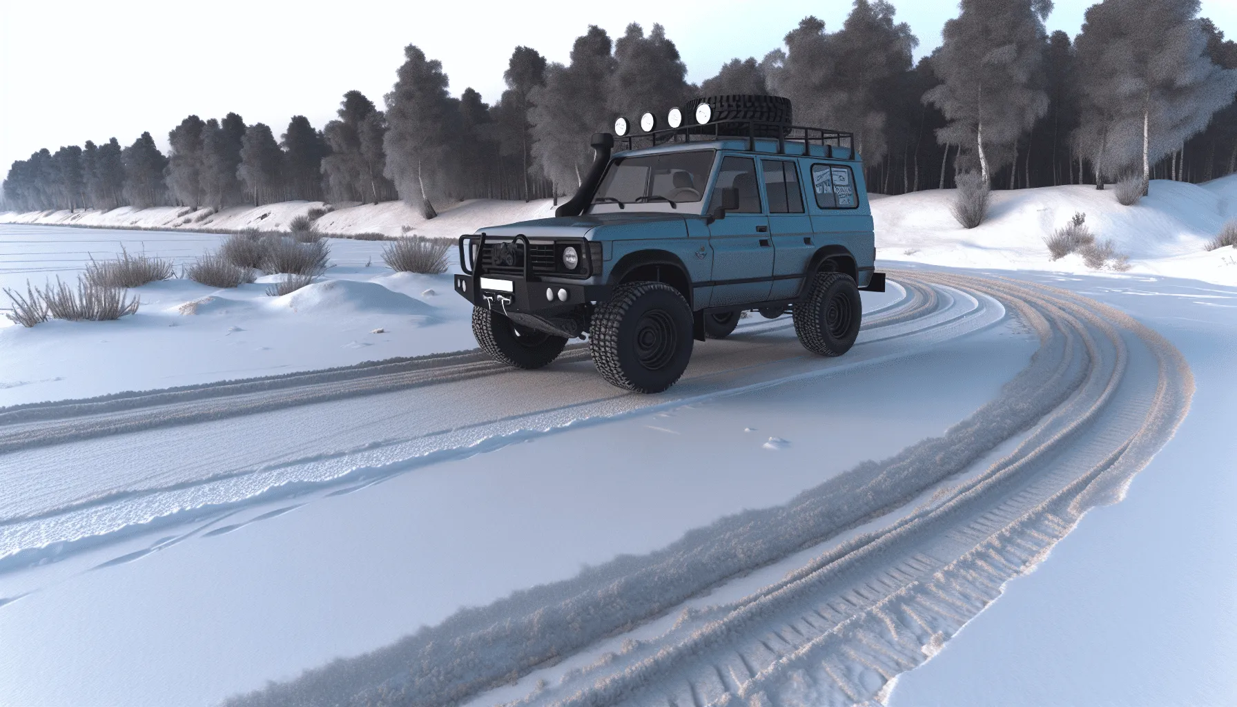 Zimowa wyprawa 4x4 na północ - jak jeździć po zamarzniętych szlakach